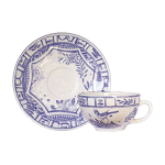 НАБОР ИЗ 2 ЧАЙНЫХ ЧАШЕК И БЛЮДЕЦ BLUE BIRD 180 МЛ GIEN