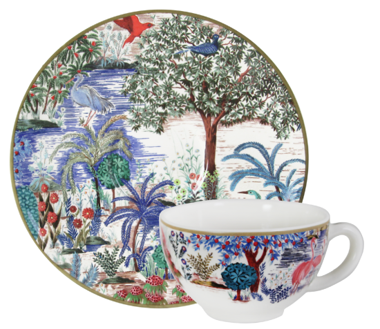 Набор из 2-х чайных пар для завтрака LE JARDIN DU PALAIS, 160 мл., Д 15 см,, GIEN