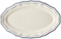 БЛЮДО ОВАЛЬНОЕ GIEN FILET BLEU, 41 X 26 см. 1540COV622