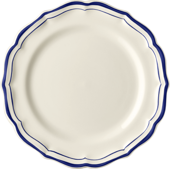 Набор десертных тарелок 4 шт., FILET COBALT, GIEN, Д 23,2 см., 1541B4AB22