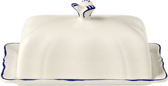 Масленка, FILET COBALT, GIEN, 17,8 X 13,5 см., 1541CBEU22