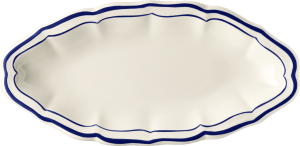 Овальное блюдо, FILET COBALT, GIEN, 26,5 X 13,2 см., 1541CRAV22