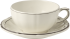 Набор из 2 Чашек с блюдцами  300 мл., Д18 см., FILET TAUPE, GIEN, 16922PTA26