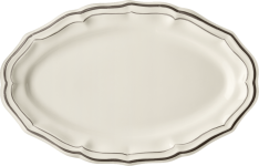 Блюдо овальное 41 X 26 см., FILET TAUPE, GIEN, 1692COV622
