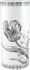 Ваза 19,8х8,8 см., TULIPS, GIEN
