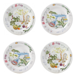 Набор тарелок хлеб / канапе 4 шт., Д16,5 см., два сюжета, PROVENCE, GIEN, 1774B4MX50