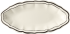 Овальное блюдо FILET MANGANESE, 26,5 X 13,2 см,, GIEN