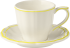 Набор чайных пар 2 набора, FILET CITRON, GIEN, 17,5 мл. - Д 14,5 см. - В 7,4 см.,