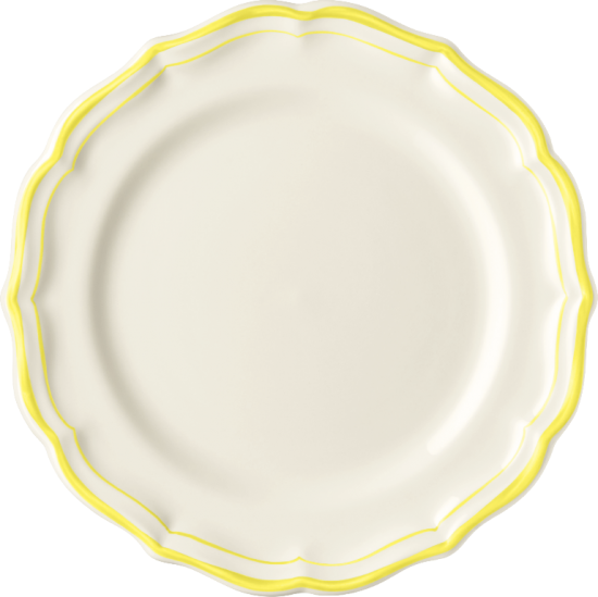 Набор десертных тарелок 4 шт., FILET CITRON, GIEN, Д 23,2 см.,