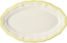 Овальное блюдо, FILET CITRON, GIEN, 41 X 26 см.,