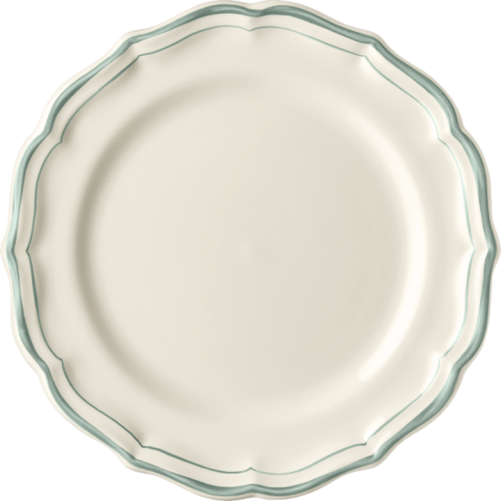 Набор десертных тарелок 4 шт., FILET CELADON, GIEN, Д 23,2 см.,