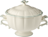 Супница, FILET CELADON, GIEN, 3л - В 23 см.,