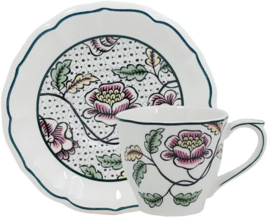 Набор из  2-х чайных пар с блюдцами DOMINOTE 17,5 мл., GIEN