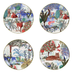 Набор тарелок для хлеба / канапе  4 ШТ.., LE JARDIN DU PALAIS, Д 17 см,, GIEN