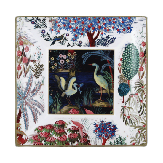 Блюдо под фрукты / сладости  LE JARDIN DU PALAIS, 17 X 17 см,, GIEN