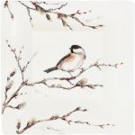 Тарелка вадратная конфетница LES OISEAUX DE LA FORET, 17 X 17 cm GIEN