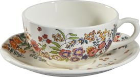 Набор из 2 чашек и двух блюдец POESIE 300 мл,, Д18 cm GIEN