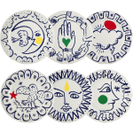 Набор из 6-ти обеденных тарелок Д27 см., Сентиментальный архипелаг, Gien