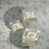 Блюдо квадратное Облако, Сентементальный архипелаг, 22х22 см., Gien