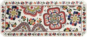 Блюдо прямоугольное 36 X 15,5 см.,CHANCE FOLLE, 1864CPCA48 GIEN, Невероятная удача