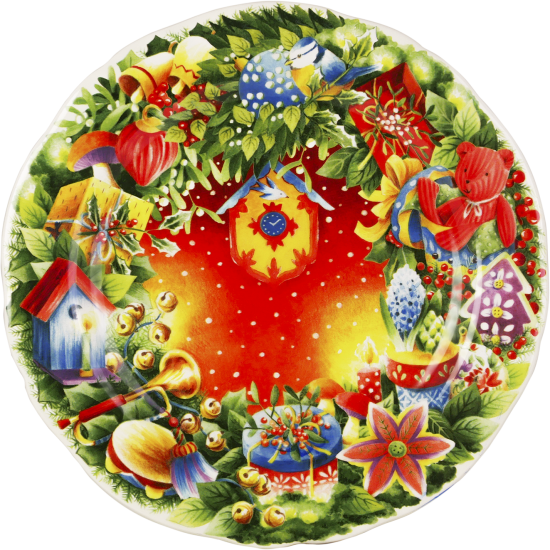 Тарелка десертная Ferie de Nol 2020 , 22,5 см., GIEN, 2000SD2048