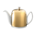 Чайник 900 мл, белый с золотой глянцевой крышкой SALAM GOLD , DEGRENNE, арт.244217