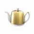 Чайник на 4 чашки 700 мл, белый с золотой глянцевой крышкой SALAM GOLD , DEGRENNE, арт.244040