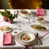 Набор обеденных тарелок 4 шт., FILET БОРДО, GIEN, Д 26 см., 1869B4A422