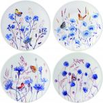 Тарелка для канапе набор 4 ШТ.., AZUR, Д 17 см,, GIEN