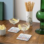 Набор из 4-х деревянных подставок POESIE 10х10 см., GIEN